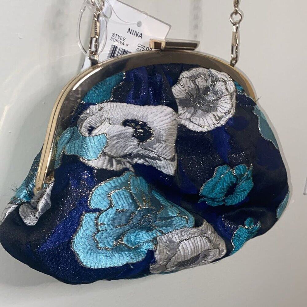 Mini Floral Print Handbag by Nina - Picture 3 of 7